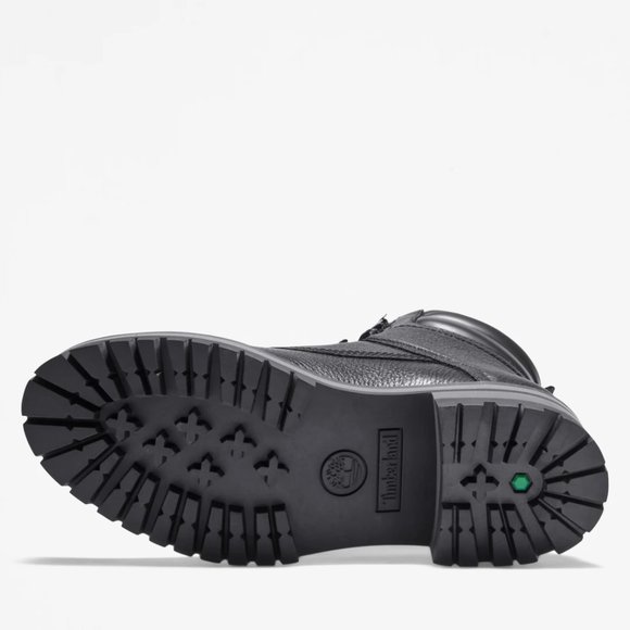 Timberland Courmayeur Valley Mid Lace Black Waterproof Boots Shoes 9 9.5 NEW - Picture 4 of 7